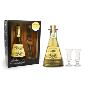 Eau-de-vie de Zimbro - Serra da Estrela avec deux verres